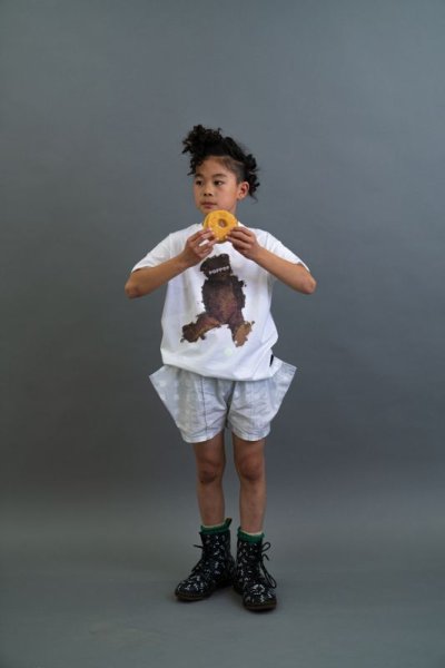 画像3: franky grow ORIG.CHECK RHOMBOS SHORT PANTS　グレー＊ホワイトCHECK